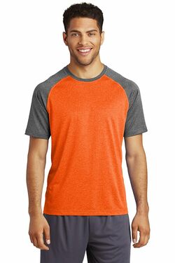 Sport-Tek  Heather-On-Heather Contender  Tee