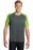 Sport-Tek CamoHex Colorblock Tee | Iron Grey/ Lime Shock