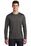 Sport-Tek  PosiCharge  Long Sleeve Electric Heather Tee | Grey-Black Electric