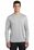 Sport-Tek  PosiCharge  Long Sleeve Electric Heather Tee | Silver Electric