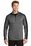 Sport-Tek PosiCharge Electric Heather Colorblock 1/4-Zip Pullover | Grey-Black Electric/ Black