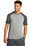 Sport-Tek  PosiCharge  Tri-Blend Wicking Raglan Tee | Dark Grey Heather/ Light Grey Heather