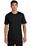 Sport-Tek  PosiCharge  Tri-Blend Wicking Draft Tee | Black/ Black Triad Solid