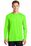 Sport-Tek Long Sleeve PosiCharge Competitor Cotton Touch Tee | Neon Green