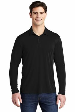 Sport-Tek   Posi-UV  Pro Long Sleeve Polo