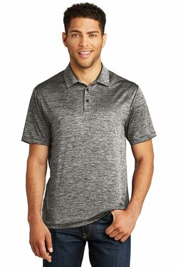 Sport-Tek  PosiCharge  Electric Heather Polo