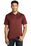 Sport-Tek  PosiCharge  Electric Heather Polo | Deep Red-Black Electric