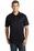 Sport-Tek Micropique Sport-Wick Piped Polo | Black/ Iron Grey