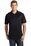 Sport-Tek Micropique Sport-Wick Piped Polo | Black/ True Red