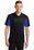 Sport-Tek Side Blocked Micropique Sport-Wick Polo | Black/ True Royal