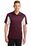 Sport-Tek Side Blocked Micropique Sport-Wick Polo | Maroon/ White