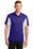 Sport-Tek Side Blocked Micropique Sport-Wick Polo | Purple/ White