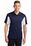 Sport-Tek Side Blocked Micropique Sport-Wick Polo | True Navy/ White