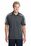 Sport-Tek Tricolor Shoulder Micropique Sport-Wick Polo | Iron Grey/ Black/ White