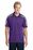 Sport-Tek Tricolor Shoulder Micropique Sport-Wick Polo | Purple/ Black/ White