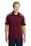 Sport-Tek Tricolor Shoulder Micropique Sport-Wick Polo | Maroon/ Black/ White