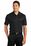 Sport-Tek PosiCharge Active Textured Colorblock Polo | Black/ Grey