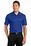 Sport-Tek PosiCharge Active Textured Colorblock Polo | True Royal/ Grey