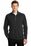 Sport-Tek Sport-Wick Textured Colorblock 1/4-Zip Pullover | Black/ Iron Grey