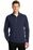 Sport-Tek Sport-Wick Textured Colorblock 1/4-Zip Pullover | True Navy/ Iron Grey