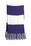 Sport-Tek Spectator Scarf | Purple/ White