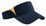 Sport-Tek Dry Zone Colorblock Visor | True Navy/ Gold