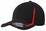 Sport-Tek Flexfit Performance Colorblock Cap | Black/ True Red