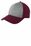 Sport-Tek Jersey Front Cap | Vintage Heather/ Maroon