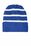 Sport-Tek Striped Beanie with Solid Band | True Royal/ White
