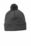 Sport-Tek  Solid Pom Pom Beanie | Iron Grey