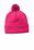 Sport-Tek  Solid Pom Pom Beanie | Pink Raspberry