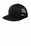 Sport-Tek  Yupoong  5-Panel Classic Trucker Mesh Back Cap | Black/ Black