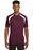 Sport-Tek Dry Zone Colorblock Crew | Maroon/ White