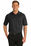 Port Authority Tall Dry Zone Ottoman Polo | Black