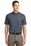 Port Authority Tall Short Sleeve Easy Care Shirt | Steel Grey/ Light Stone
