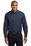 Port Authority Tall Long Sleeve Easy Care Shirt | Navy/ Light Stone