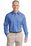 Port Authority Tall Long Sleeve Non-Iron Twill Shirt | Ultramarine Blue
