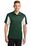 Sport-Tek Tall Side Blocked Micropique Sport-Wick Polo | Forest Green/ White