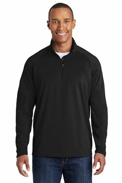 Sport-Tek Tall Sport-Wick Stretch 1/2-Zip Pullover