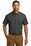 Port Authority Short Sleeve Carefree Poplin Shirt | Graphite