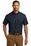 Port Authority Short Sleeve Carefree Poplin Shirt | River Blue Navy