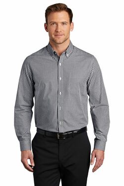 Port Authority  Broadcloth Gingham Easy Care Shirt