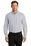 Port Authority  Broadcloth Gingham Easy Care Shirt | Gusty Grey/ White