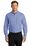 Port Authority  Broadcloth Gingham Easy Care Shirt | True Royal/ White