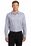 Port Authority  Pincheck Easy Care Shirt | Gusty Grey/ White