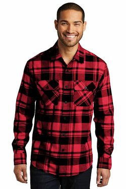 Port Authority Plaid Flannel Shirt