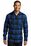 Port Authority Plaid Flannel Shirt | Royal/ Black