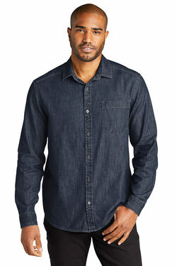 Port Authority Long Sleeve Perfect Denim Shirt