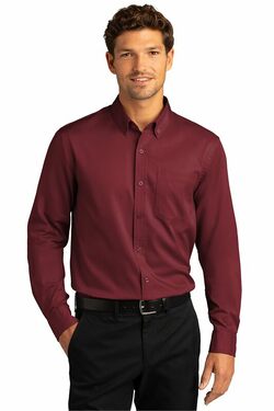 Port Authority Long Sleeve SuperPro React Twill Shirt