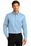 Port Authority Long Sleeve SuperPro React Twill Shirt | Cloud Blue